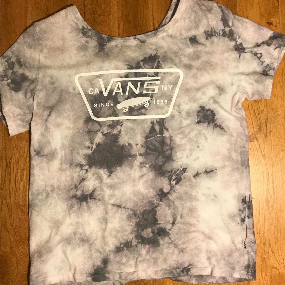 Vans logo tie dye tee, size medium